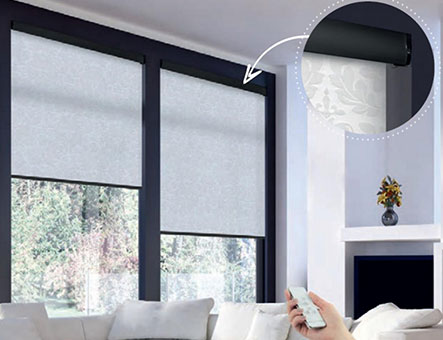 Motorized Roman Blinds